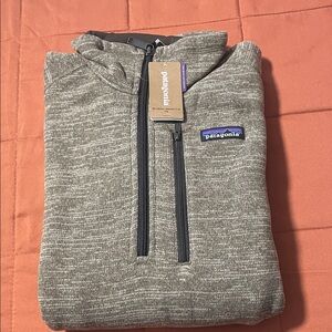 Patagonia Men's Zip-Up Sweater in Gray